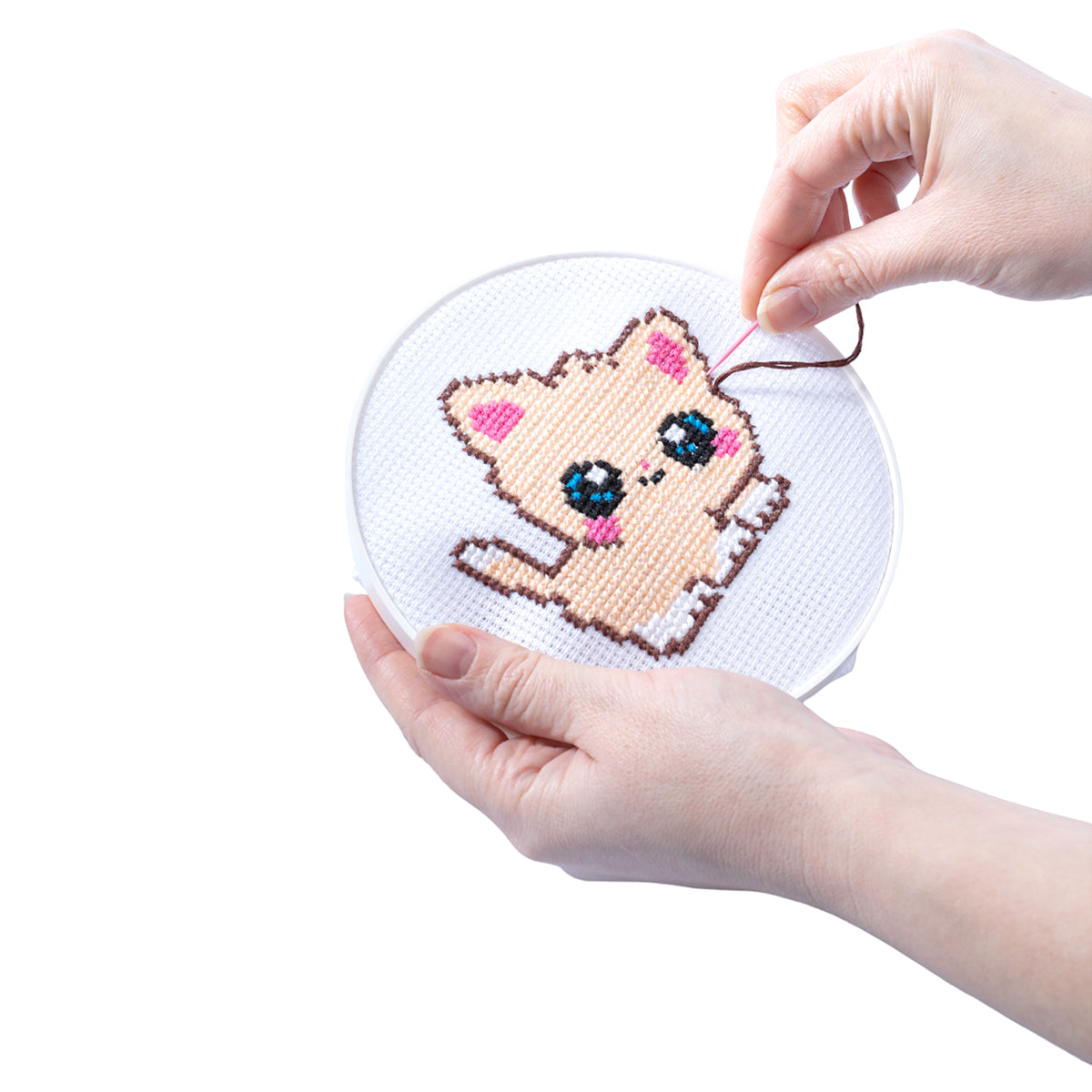 Набор для творчества. Вышивка "Кисонька" (с пяльцами)