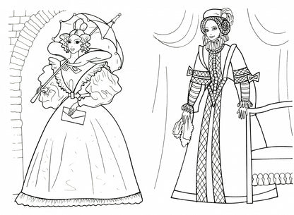 Собираемся на бал.(раскраски для девочек) 978-5-00161-258-2