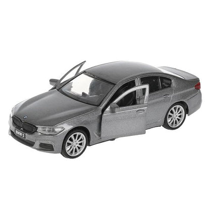 Машина металл BMW 5-ER SEDAN M-SPORT 12 см, двери, багаж, сер, кор. Технопарк в кор.2*36шт