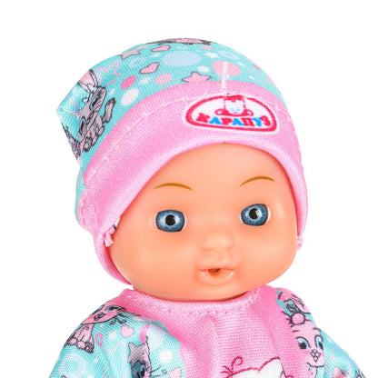 Пупс неозвуч 15см, пьет, пишет, 2акс КАРАПУЗ в кор.84шт