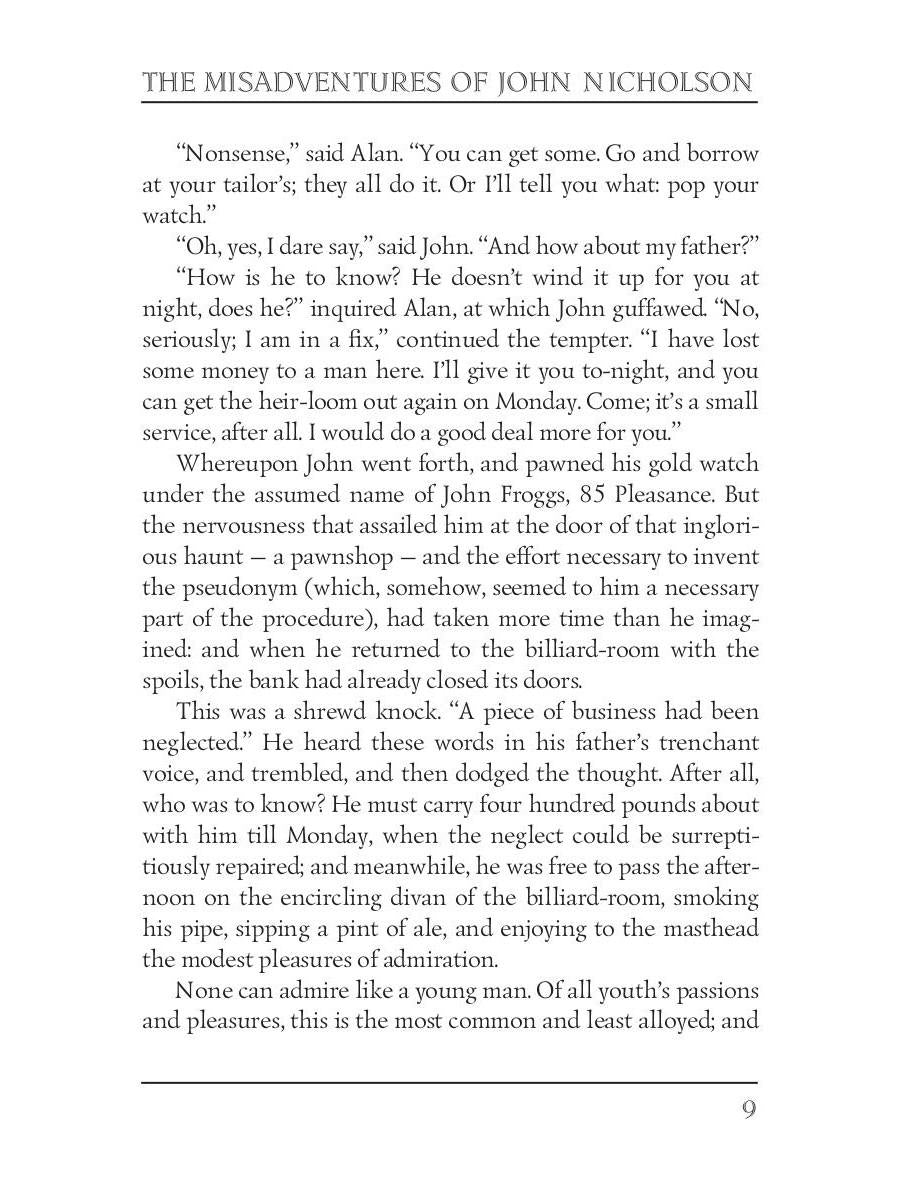 The Misadventures of John Nicholson = Несчастья Джона Никольсона: на англ.яз