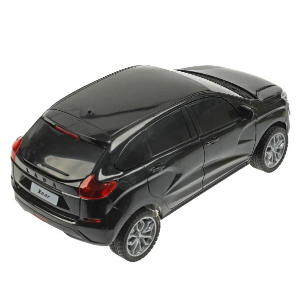 LADAXRAY-18L-BK Машина р/у LADA XRAY 18 см, свет, черн, кор. Технопарк в кор.36шт