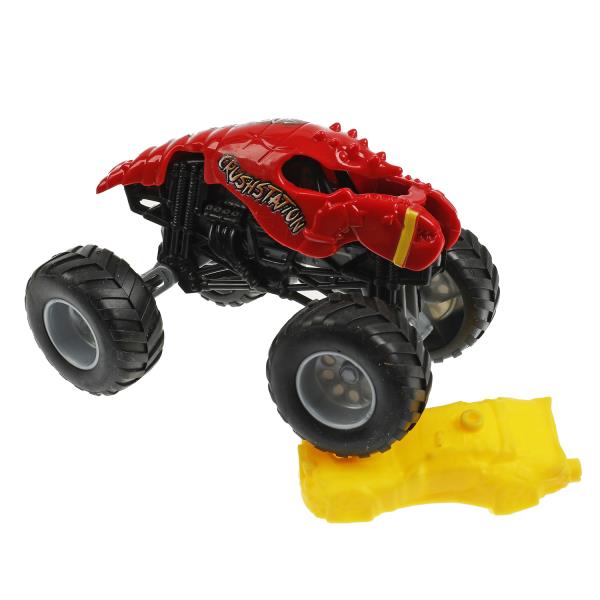 Machine en métal pour course sur route, 10 cm, grossière, brillante. Parc technologique en cor.2*144шт