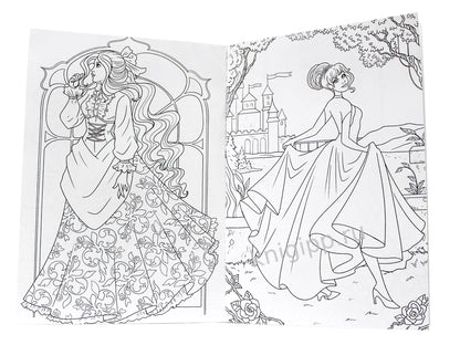 РАСКРАСКА А5 эконом. ПРЕКРАСНЫЕ ПРИНЦЕССЫ