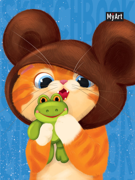 MyArt. MeowBook СКЕТЧБУК. Плюшевый котик