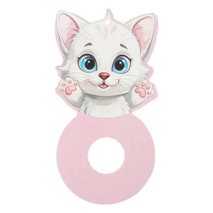 Брелок с помпоном, кошечка MultiArt в кор.40шт