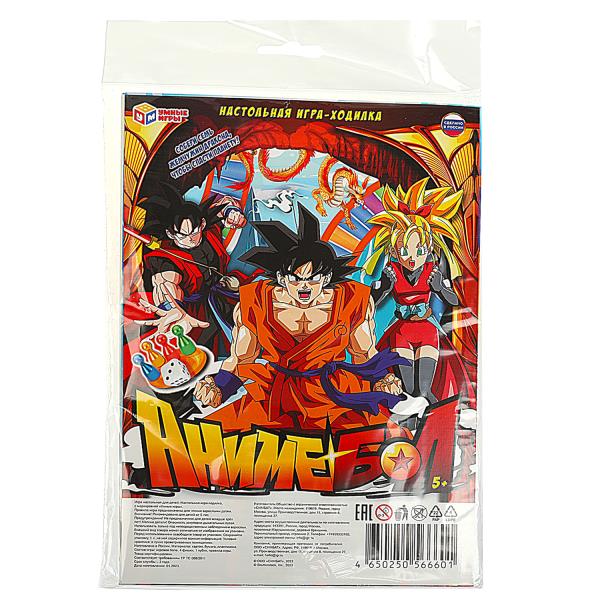 Анимебол. Настольная игра-ходилка на блистере. 165х240мм. Умные игры. в кор.20шт