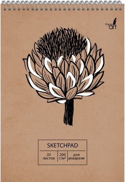 Скетчпад 20л,14*20,спир,Artichoke,СПСП520138