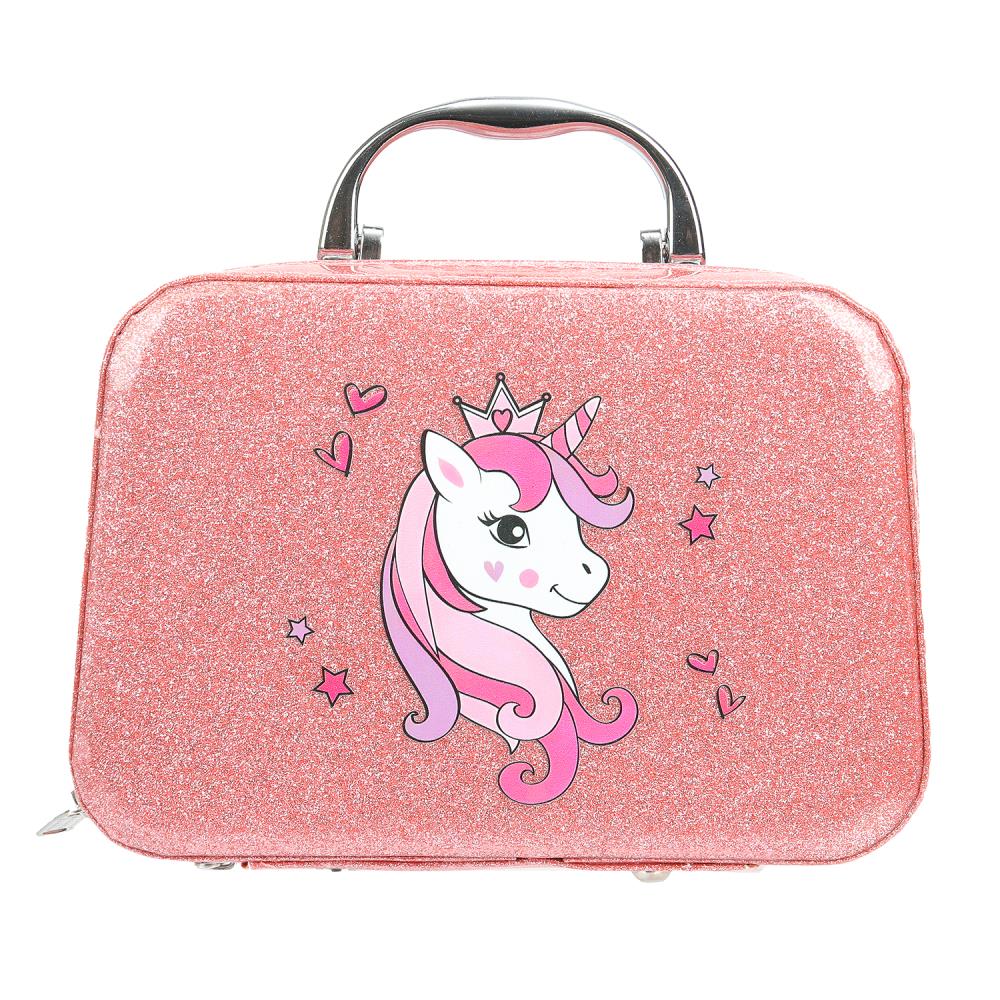 Косметика ДЛЯ ДЕВОЧЕК румяна, лак д/ногтей, помада,блёстки, кисточки МИЛАЯ ЛЕДИ в кор.2*30шт