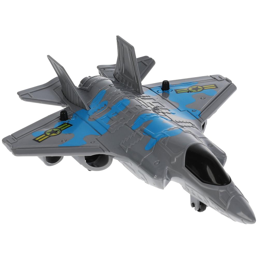 Бластер САМОЛЕТ , стреляет мягкими пулями, блистер, 23,8*18*4,5см ТЕХНОДРАЙВ в кор.2*60шт