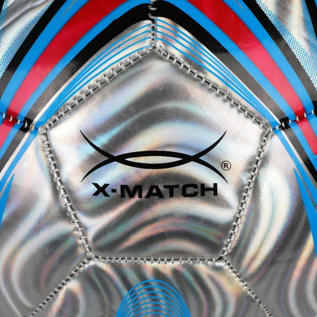Мяч футбольный X-Match, 1 слой PVC, металлик арт.56487