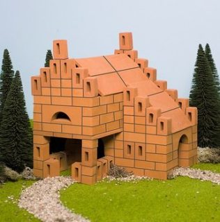 "ЛЕТНИЙ ДОМИК": КОНСТРУКТОР КЕРАМИЧЕСКИЙ ДЛЯ ДЕТСКОГО ТВОРЧЕСТВА 243 ДЕТ.в кор.5шт