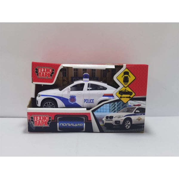 Machine en plastique ПОЛИЦИЯ 13,5 см, инерция., двери, кор. Parc technologique en cor.2*120шт