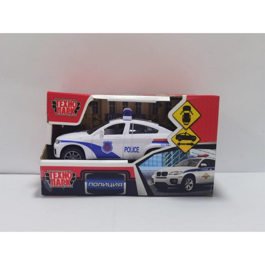 Machine en plastique ПОЛИЦИЯ 13,5 см, инерция., двери, кор. Parc technologique en cor.2*120шт