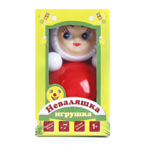 Игрушка-неваляшка Малышка (11 см) артикул 6С-028 в художественной упаковке, EAN - 4620005410282