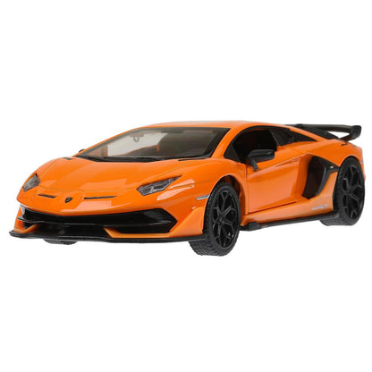 Машина металл свет-звук lamborghini aventador svj, 15,5 см, двери, инерция Технопарк в кор.2*24шт