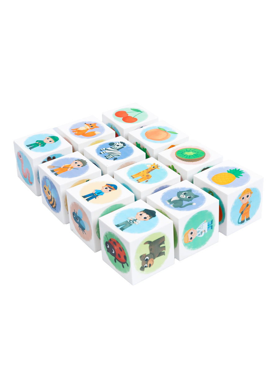 Кубики "Изучаем мир во круг" 12 шт Baby Toys