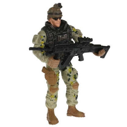 Набор солдатиков военные, с бронемашиной, кор.27*11,5*18см ИГРАЕМ ВМЕСТЕ в кор.24шт