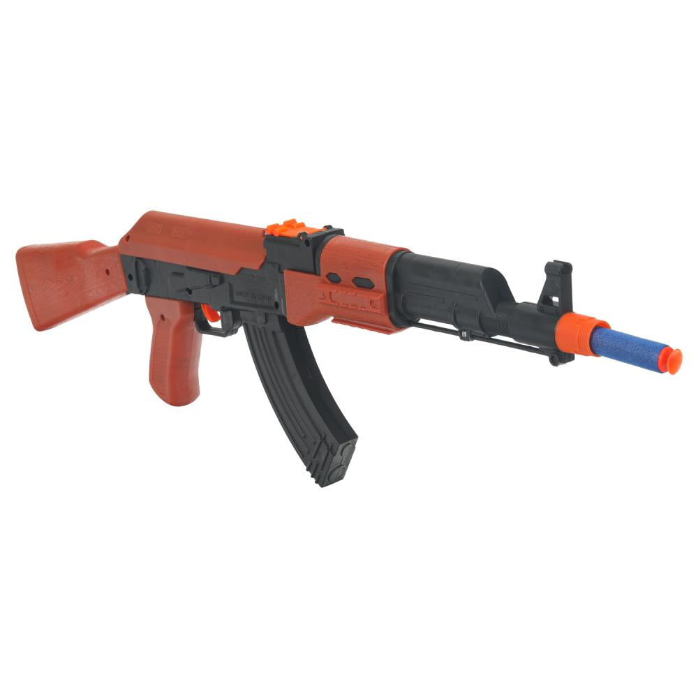 Набор оружия ВОЕННЫЙ автомат с шариками и мягк.пул, блист.58*20,5*3,5см ИГРАЕМ ВМЕСТЕ в кор.2*30шт