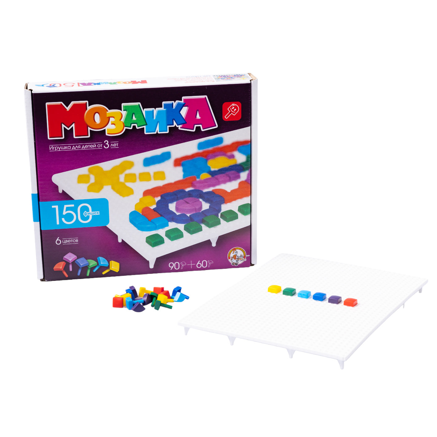 Мозаика фиг/6цв/150шт/1поле/230х200х35 (арт. 966)