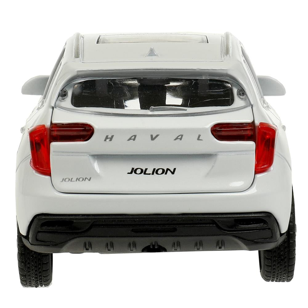 Машина metal haval jolion 12 см, двери, багажник, белый, кор. Технопарк в кор.2*36шт