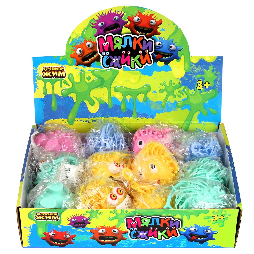 Jeu anti-stress, monstre, 7*6 cm, Super Jim jusqu'à 12 pouces, cor. 12 pouces