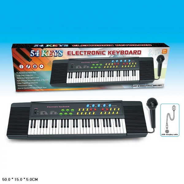 Электроорган (220v/ бат.) с микрофоном 5438 в кор. в кор.36шт