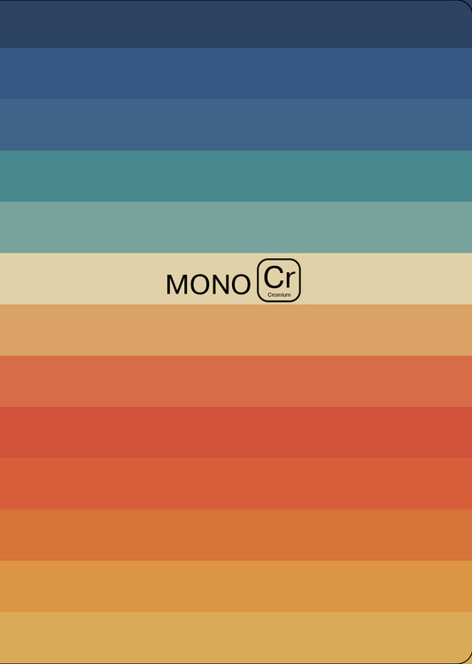 Блокнот. Monochrome (полоска) (формат А4, мягкая обложка, круглые углы, блок в точку)