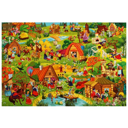 Викторина-Виммельбух по русским народным сказкам. Настольная игра. Умные игры. в кор.10шт