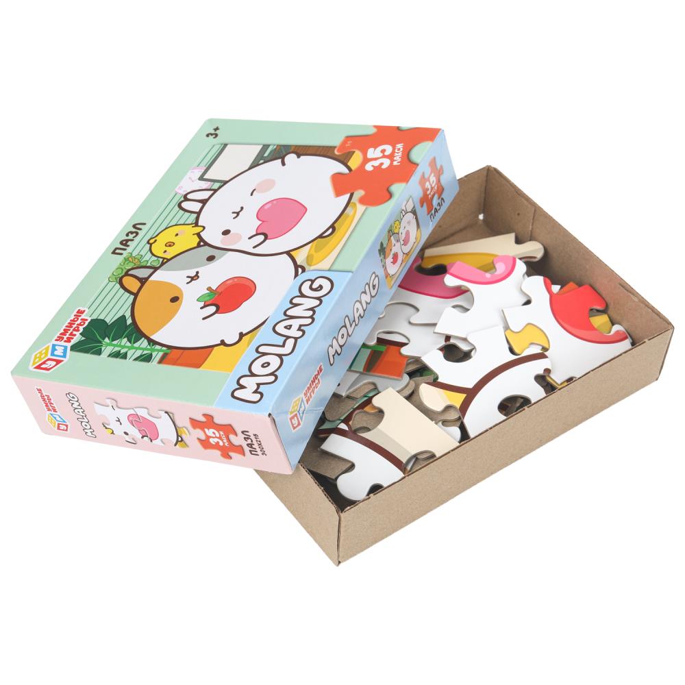Molang. Макси-пазлы в коробке. Пазл 35 деталей. 180х127х35 мм. Умные игры в кор.24шт