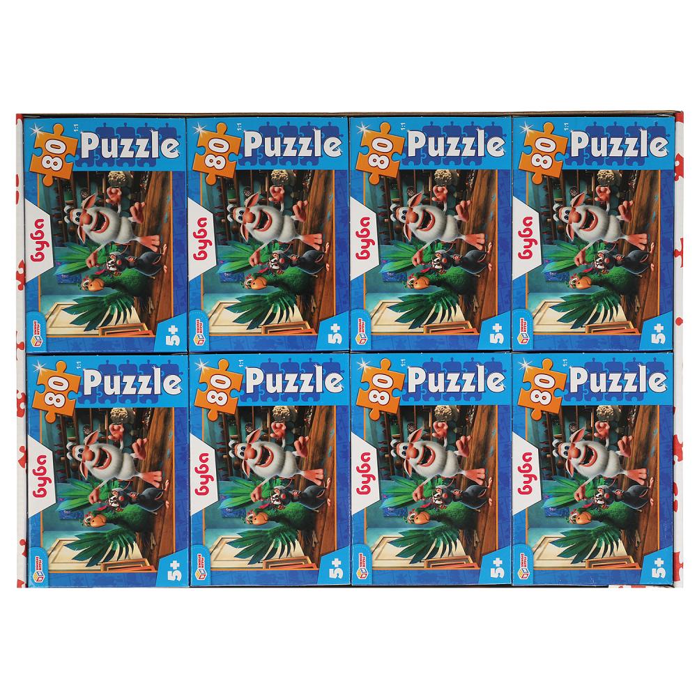 Буба. Пазлы классические в коробке. Пазл 80 деталей. Умные игры в уп.16шт в кор.8уп