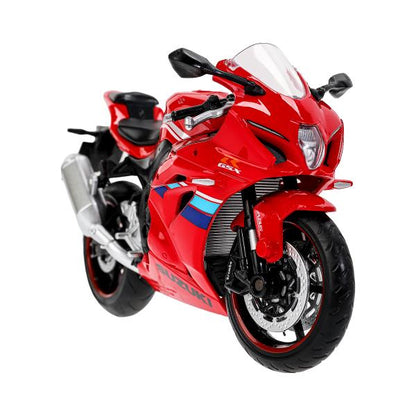 Модель металл suzuki gsx-r1000 МОТОЦИКЛ, 17 см, вращающийся руль, подвеска Технопарк в кор.24шт