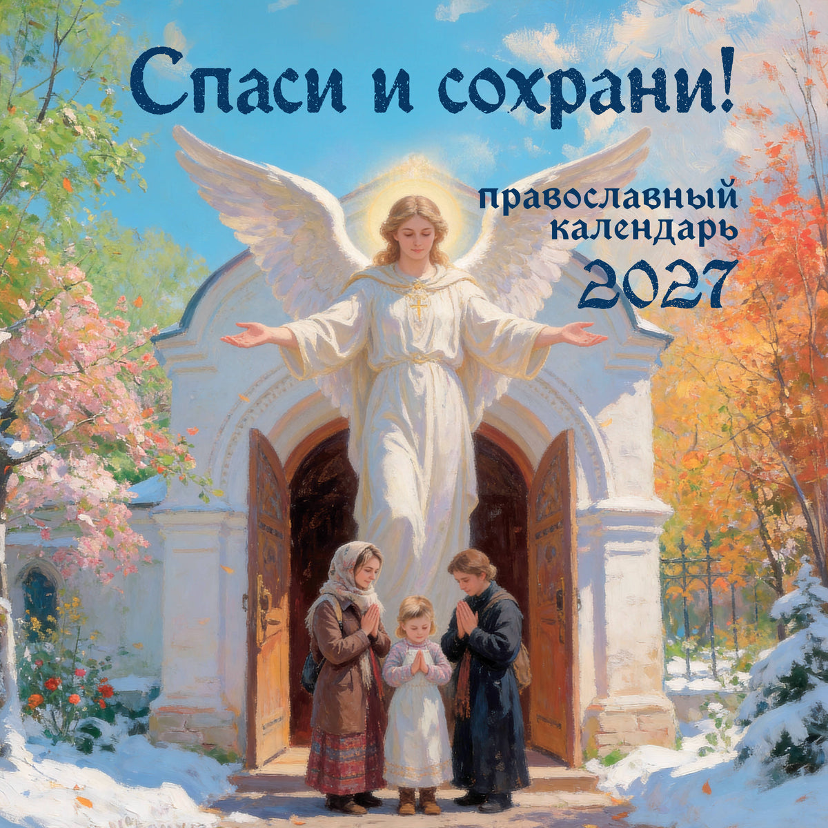 Спаси и сохрани! Православный настенный календарь на 2027 год (300х300)