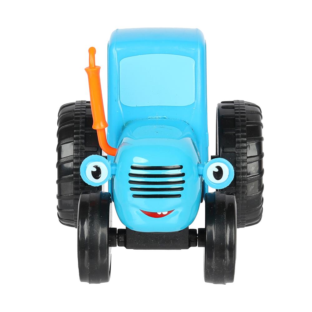 Машина металл СИНИЙ ТРАКТОР синий трактор длина 7,5см, синий, индикатор. Технопарк уп-18шт в кор.2*3уп