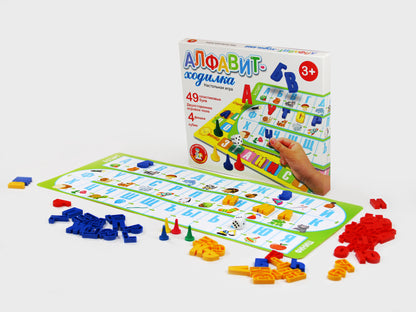 Игра настольная ходилака "Алфавит"