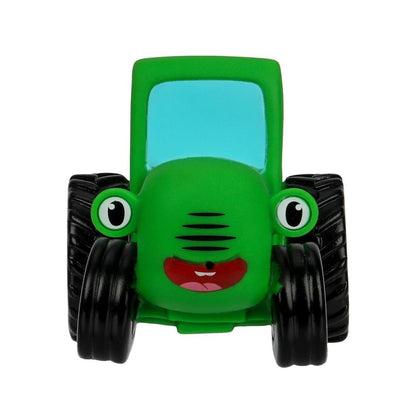 Jeu de plastique pour vans СИНИЙ ТРАКТОР 10 см, 1шт, сетка зеленый КАПИТОШКА в кор.50шт