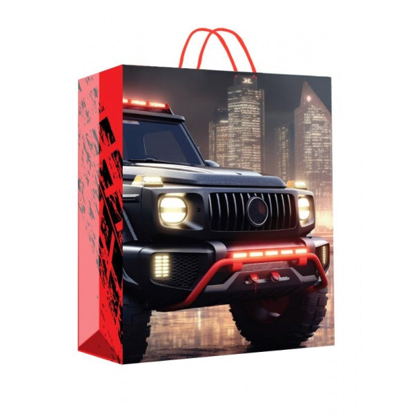 Пакет подарочный МАТОВЫЙ мл,спорткар,140 гр/м2 ЧУДО ПРАЗДНИК в кор.10*12шт