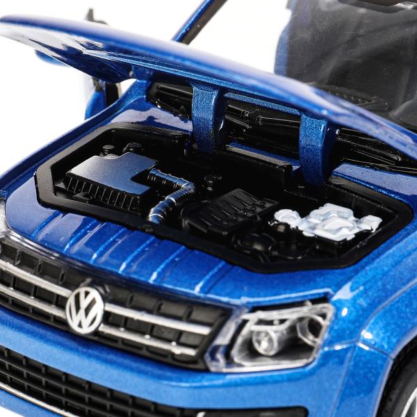 Machine en métal noir pour VOLKSWAGEN amarok, 17,5 cm, double, capot, inertie, parc technologique, couleur 2*24 pouces
