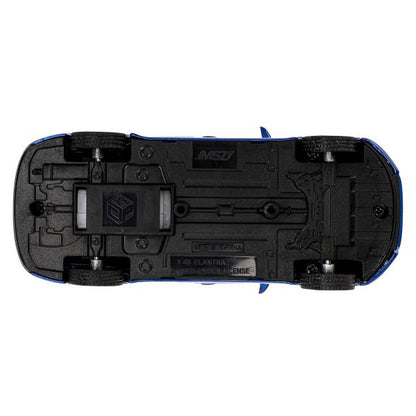 Машина металл HYUNDAI ELANTRA 11,4 см, двери, инерция, кор. Технопарк в кор.2*48шт