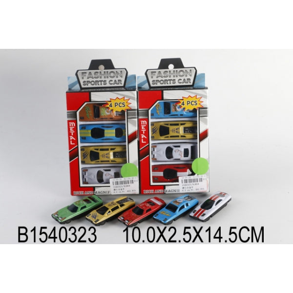 Il s'agit d'une machine métallique 4 pièces, dans un assortiment. XL804 en cor. dans le cor.4*108наб