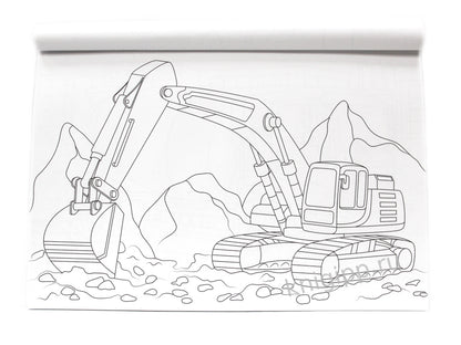 МАКСИ-РАСКРАСКА. БОЛЬШИЕ МАШИНЫ