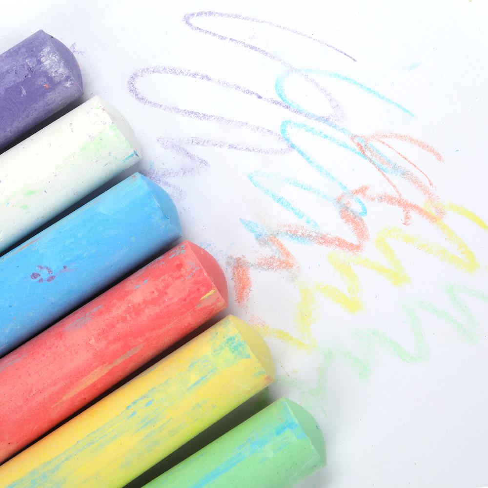 MEL6-124006 Мелки асфальтовые, 6 шт мир пикселей МУЛЬТИ АРТ в кор.48наб