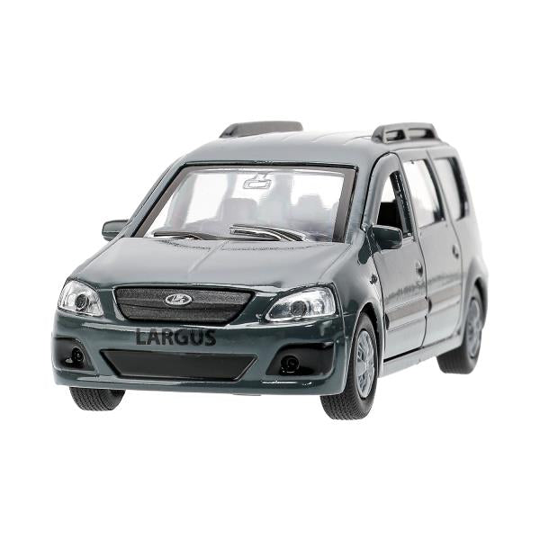 Машина металл LADA LARGUS длина 12 см, двери, багаж, инерц, кор. Технопарк в кор.2*24шт