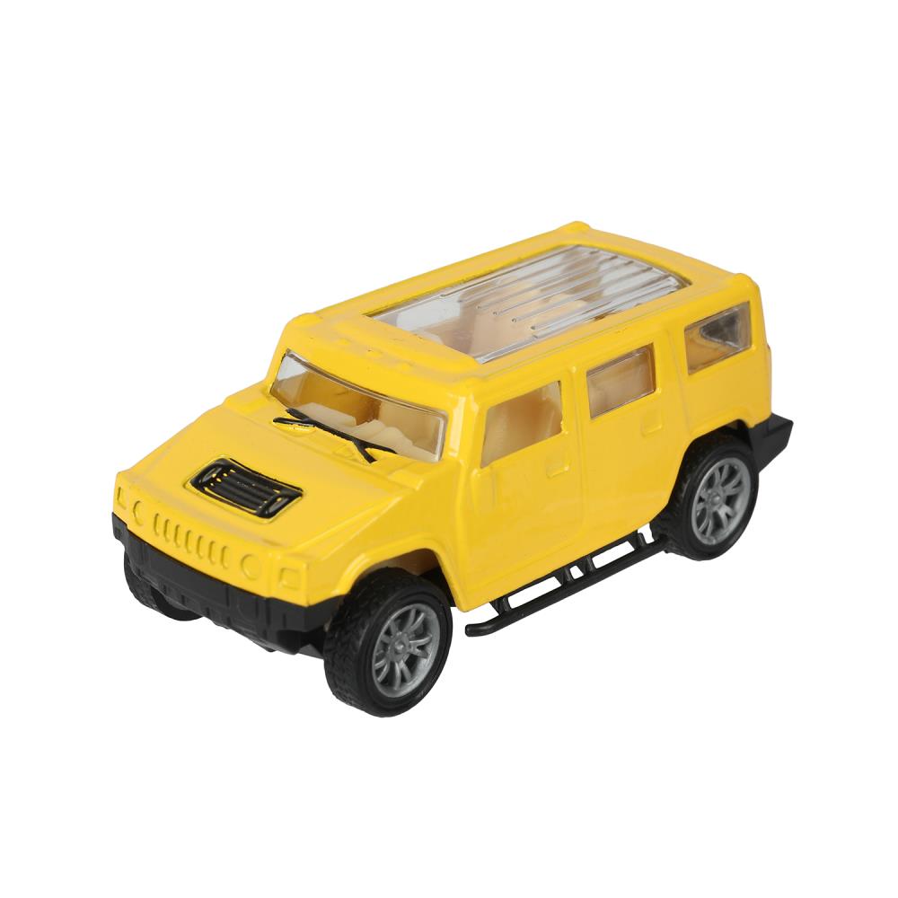 Машина металл hummer h3, размер 7,5 см, инерция, блистер Технопарк в кор.2*288шт