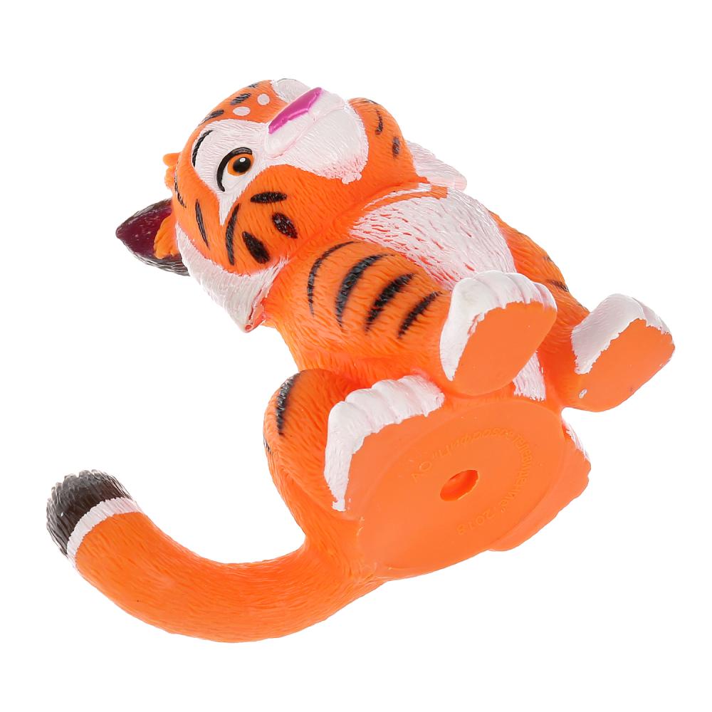 ИГРУШКА ПЛАСТИЗОЛЬ ДЛЯ ВАННЫ "Капитошка" Лео и Тиг, Тиг в сетке (russ. уп.) в кор.50шт