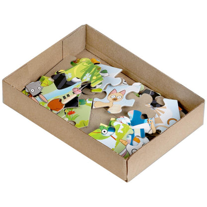 Синий трактор. Макси-пазлы в коробке. Пазл 35 деталей. Умные игры в кор.24шт