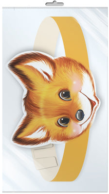 *МА-7978 Маска-ободок. Лисенок (в индивидуальной упаковке, с европодвесом и клеевым клапаном) - группа Животные