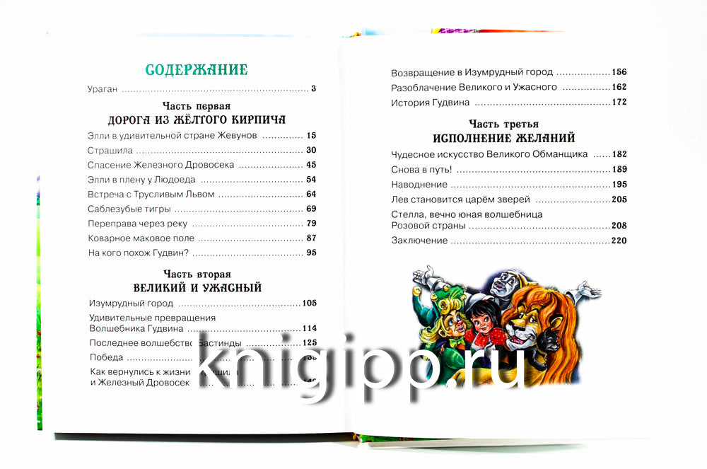 А.Волков. ВОЛШЕБНИК ИЗУМРУДНОГО ГОРОДА мат.ламин.,выбор.лак, тиснение 170х215