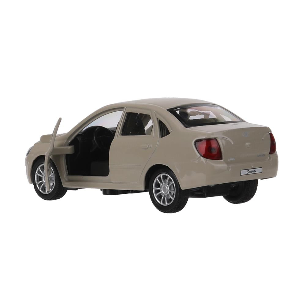 Машина металл LADA granta 11,5 см, двери, инерц, бежевый, кор. Технопарк в кор.2*36шт