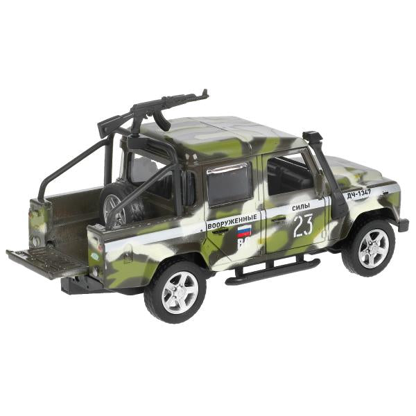 Machine en métal pour LAND ROVER DEFENDER PICКUP KAМУФЛЯЖ 12 см, double, cor. Parc technologique dans le cor.2*36шт